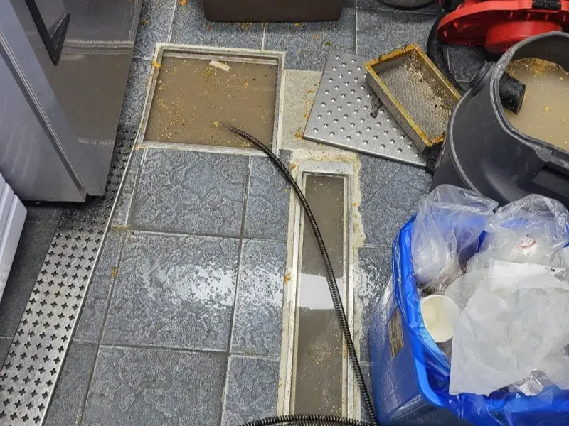 아산 상가·주방 배관 작업사례 3