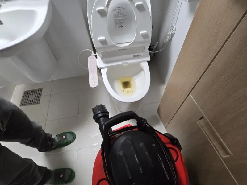 아산 변기막힘 작업사례 5
