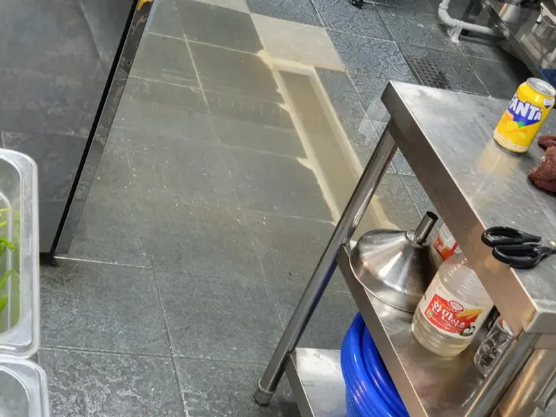 아산 상가·주방 배관 작업사례 6